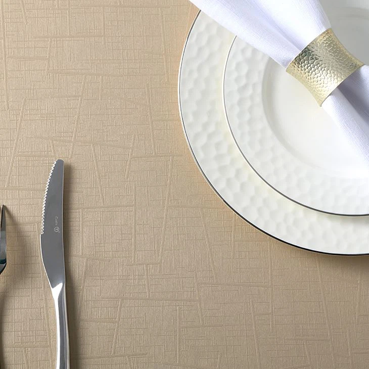 Hotel Polyester Thickened Hidden Flower Tablecloth